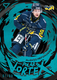 25-26 SHL - Aleksi HEPONIEMI no. PV-42 Polar Vortex Steel Blue x/99