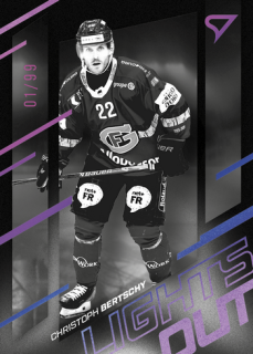 25-26 NLA - Christoph BERTSCHY no. LO-10 Lights Out Thulian Pink x/99
