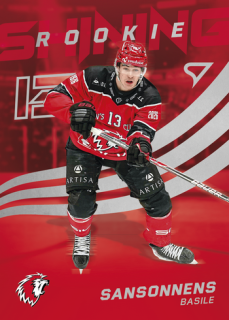 25-26 NLA - Basile SANSONNENS no. SR-02 Shining Rookie