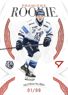 25-26 TELH - Vojtěch PILÍŠEK č. RP-17 Rookie Premiere Garnet Red x/99