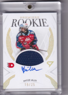 25-26 TELH - Matúš VÁLEK č. RPM-MV Rookie Premiere Auto Woven 19/25