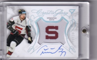 25-26 TELH - David NĚMEČEK č. CG-DN Crest of Glory Silver Auto 19/30