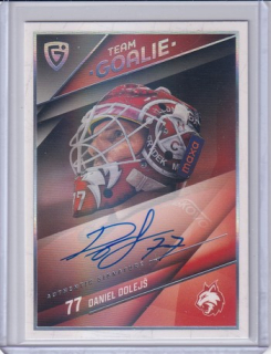 25-26 GOAL CARDS - Daniel DOLEJŠ č. SG-12 Team Goalie Auto 08/10