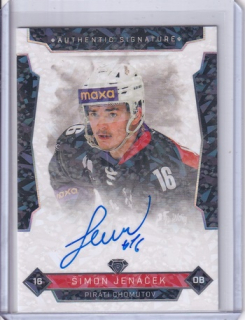 25-26 GOAL CARDS - Šimon JENÁČEK č. CHOM-3 Authentic Signature 05/10