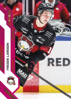 25-26 SHL - Freddie LARSSON č. 299 Crimson Pink