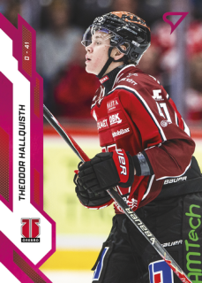 25-26 SHL - Theodor HALLQUISTH č. 308 Crimson Pink