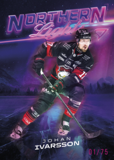 25-26 SHL - Johan IVARSSON č. NL-23 Northern Lights Neon Pink x/75