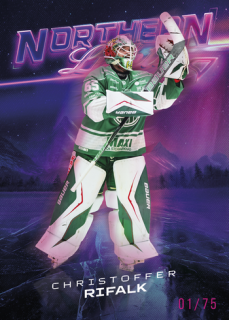 25-26 SHL - Christoffer RIFALK č. NL-26 Northern Lights Neon Pink x/75