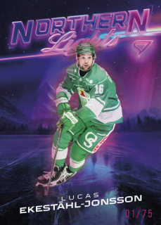 25-26 SHL - Lucas EKESTAHL-JONSSON č. NL-27 Northern Lights Neon Pink x/75
