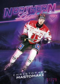25-26 SHL - Christopher MASTOMÄKI č. NL-31 Northern Lights Neon Pink x/75