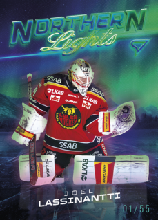 25-26 SHL - Joel LASSINANTTI č. NL-01 Northern Lights Neon Green x/55