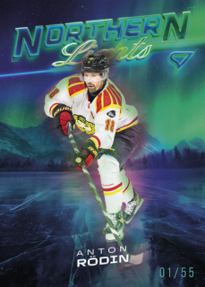 25-26 SHL - Anton RÖDIN č. NL-06 Northern Lights Neon Green x/55