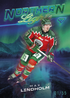 25-26 SHL - Max LINDHOLM č. NL-09 Northern Lights Neon Green x/55