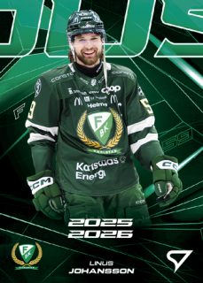 25-26 SHL - Linus JOHANSSON č. PH-041 Powerhouse