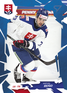2026 Hokejové Slovensko - Michal BEŇO č. 05 Blue