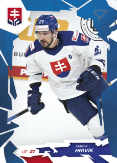 2026 Hokejové Slovensko - Marek HRIVÍK č. 28 Blue