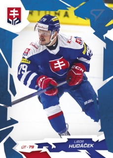 2026 Hokejové Slovensko - Libor HUDÁČEK č. 29 Blue