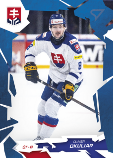 2026 Hokejové Slovensko - Oliver OKULIAR č. 35 Blue