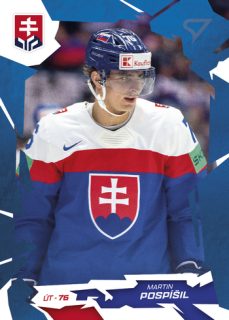 2026 Hokejové Slovensko - Martin POSPÍŠIL č. 39 Blue