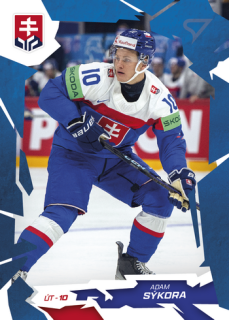 2026 Hokejové Slovensko - Adam SÝKORA č. 43 Blue