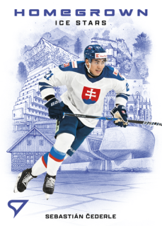 2026 Hokejové Slovensko - Sebastián ČEDERLE č. HS-11 Homegrown Ice Stars