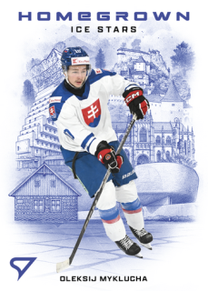 2026 Hokejové Slovensko - Oleksij MYKLUCHA č. HS-16 Homegrown Ice Stars
