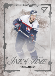 2026 Hokejové Slovensko - Michal SERSEN č. IT-4 Ink of Time