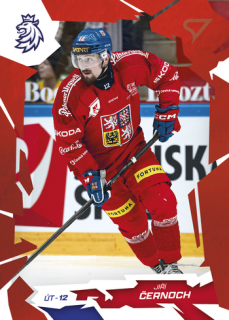 2026 Hokejové Česko - Jiří ČERNOCH č. 25 Red