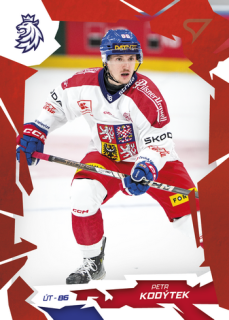 2026 Hokejové Česko - Petr KODÝTEK č. 35 Red