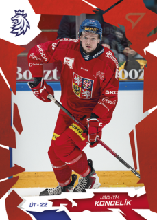 2026 Hokejové Česko - Jáchym KONDELÍK č. 36 Red