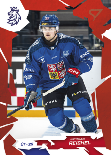 2026 Hokejové Česko - Kristian REICHEL č. 45 Red