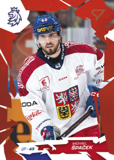 2026 Hokejové Česko - Michael ŠPAČEK č. 49 Red