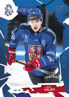 2026 Hokejové Česko - Libor HÁJEK č. 10 Blue x/50