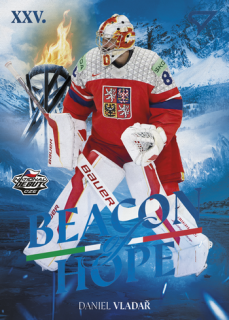 2026 Hokejové Česko - Daniel VLADAŘ č. BH-05 Beacon of Hope