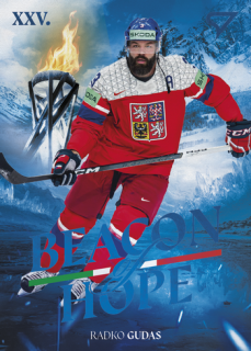 2026 Hokejové Česko - Radko GUDAS č. BH-06 Beacon of Hope