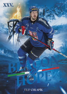 2026 Hokejové Česko - Filip CHLAPÍK č. BH-18 Beacon of Hope