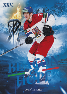 2026 Hokejové Česko - Ondřej KAŠE č. BH-19 Beacon of Hope