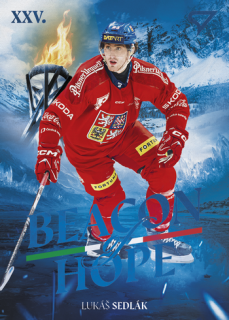 2026 Hokejové Česko - Lukáš SEDLÁK č. BH-25 Beacon of Hope