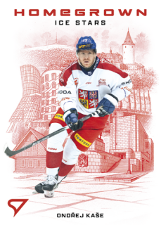 2026 Hokejové Česko - Ondřej KAŠE č. HS-18 Homegrown Ice Stars