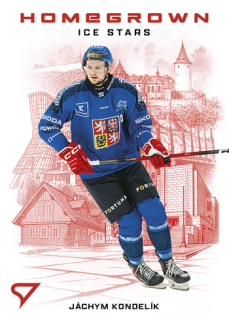 2026 Hokejové Česko - Jáchym KONDELÍK č. HS-19 Homegrown Ice Stars