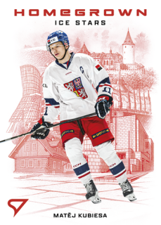 2026 Hokejové Česko - Matěj KUBIESA č. HS-22 Homegrown Ice Stars