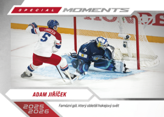 2026 Hokejové Česko - Adam JIŘÍČEK č. SM-23 Special Moments