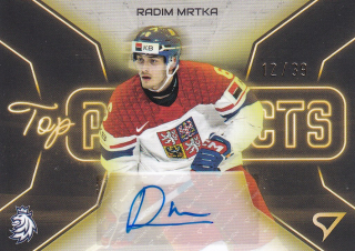 2026 Hokejové Česko - Radim MRTKA č. TPS-RM Top Prospects Auto 12/39