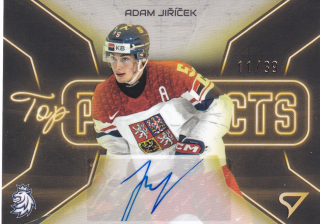2026 Hokejové Česko - Adam JIŘÍČEK č. TPS-AJ Top Prospects Auto 11/39