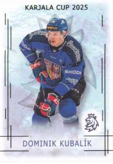 25-26 Český hokej - Dominik KUBALÍK č. KC-14 Gold x/50