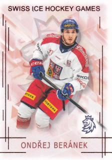 25-26 Český hokej - Ondřej BERÁNEK č. SHG-2 Red x/12