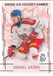 25-26 Český hokej - Daniel GAZDA č. SHG-6 Red x/12