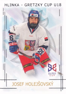 25-26 Český hokej - Josef HOLEJŠOVSKÝ č. HG-5 Silver x/22