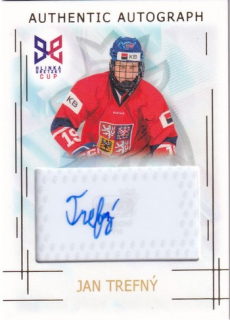 25-26 Český hokej - Jan TREFNÝ č. HG-AA23 Autograph 08/14