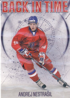 25-26 Český hokej - Andrej NESTRAŠIL č. BT-4 Back In Time red x/25